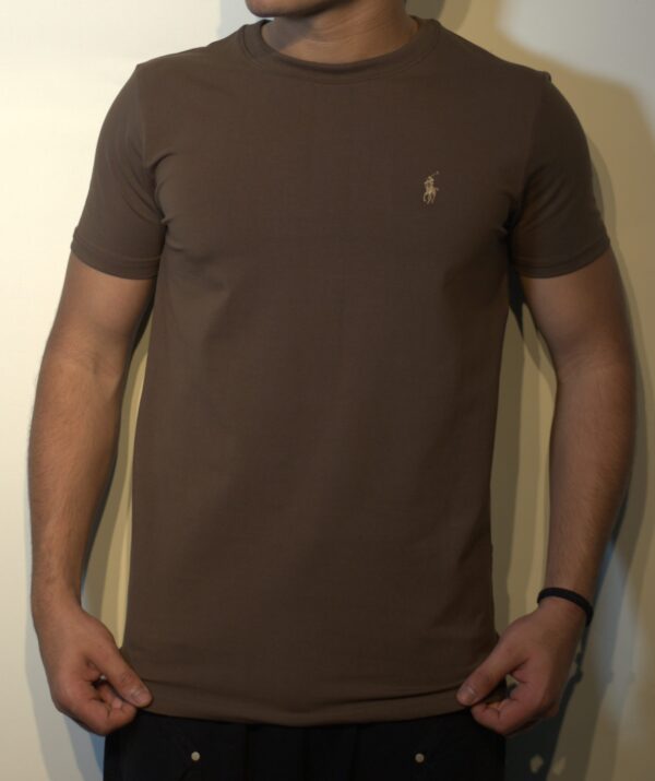 Mocha Brown Polo Ralph Lauren Solid Tshirt