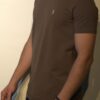 MOCHA BROWN COLOUR TSHIRT POLO RALPH LAUREN