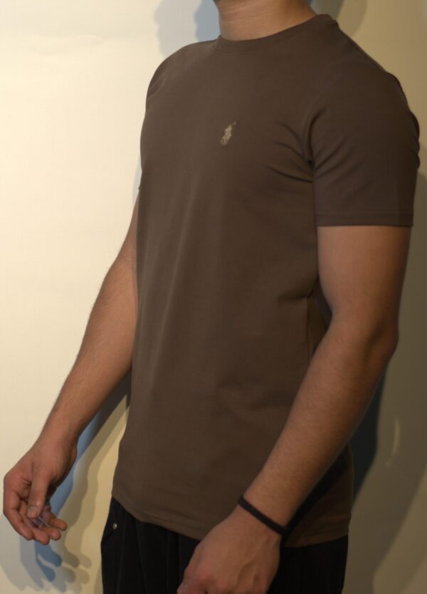 MOCHA BROWN COLOUR TSHIRT POLO RALPH LAUREN