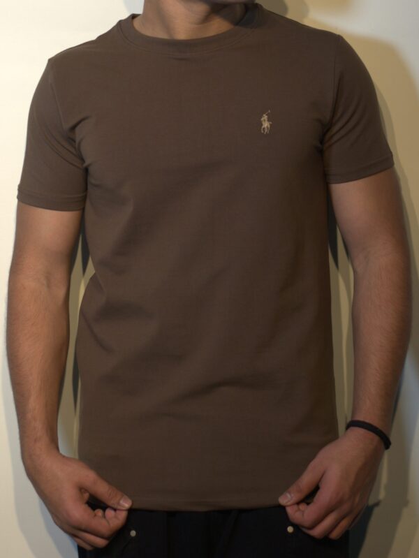 MOCHA BROWN COLOUR TSHIRT POLO RALPH LAUREN