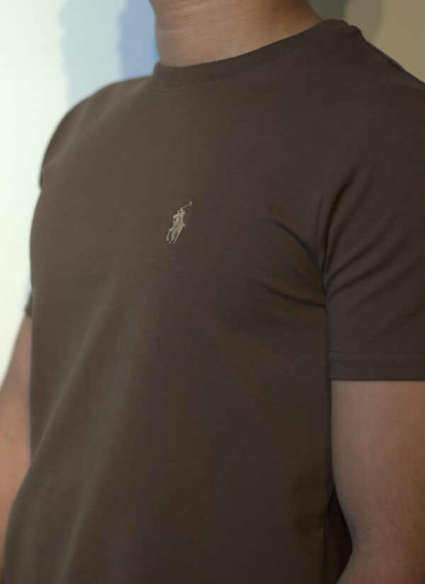 MOCHA BROWN COLOUR TSHIRT POLO RALPH LAUREN